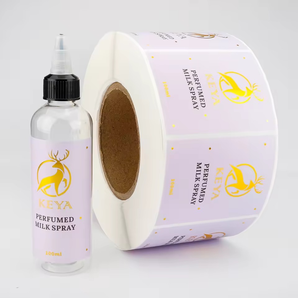 Custom Biodegradable Shampoo L - Sticker Label Roll ulasan dan harga