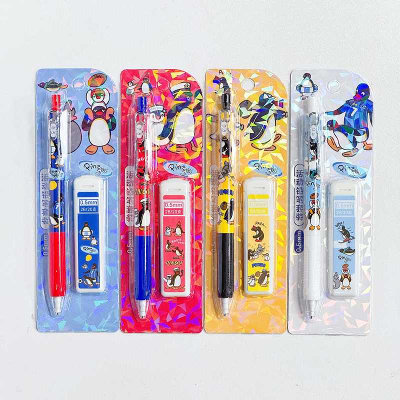 4/24pcs Kawaii Pingu Mechanica - Stationery Supplier ulasan dan harga