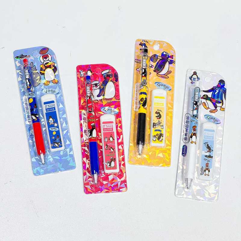 4/24pcs Kawaii Pingu Mechanica - Stationery Supplier ulasan dan harga