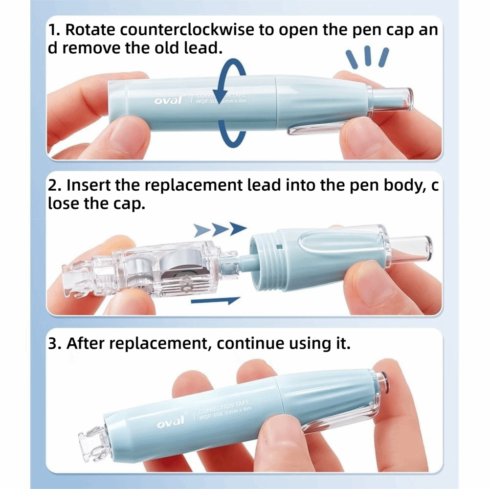 Multi-functional 360° Rotatabl - Correction Tape Roller ulasan dan harga