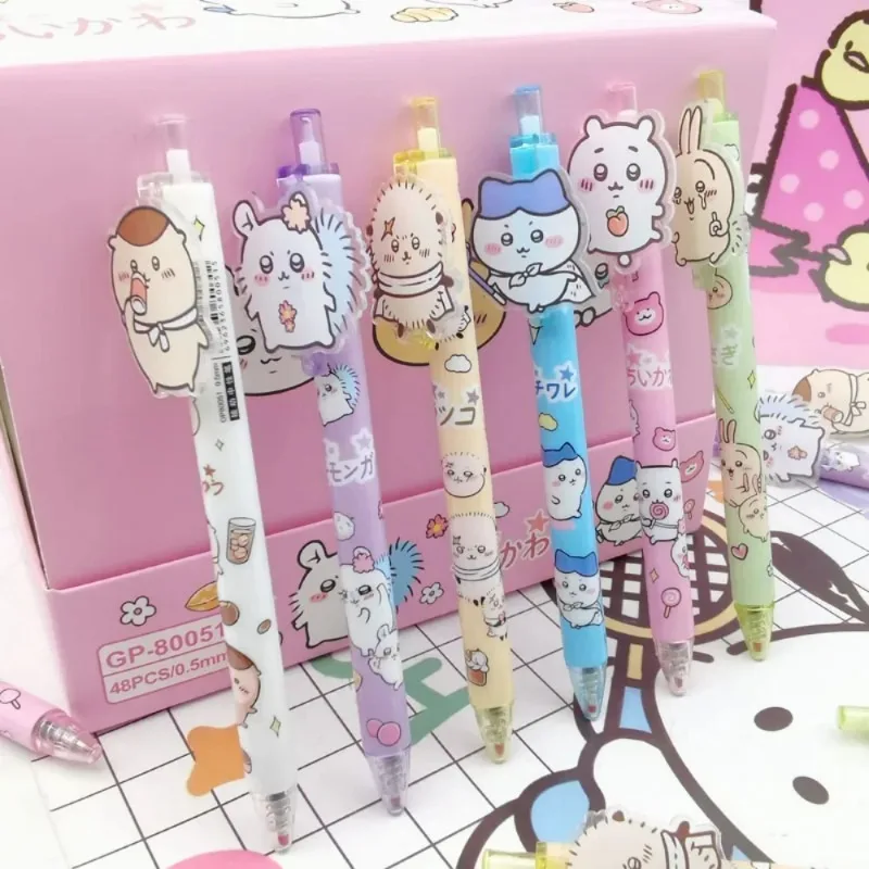 Kawaii Chiikawa Gel Pens 0.5mm - Stationery Supplier ulasan dan harga