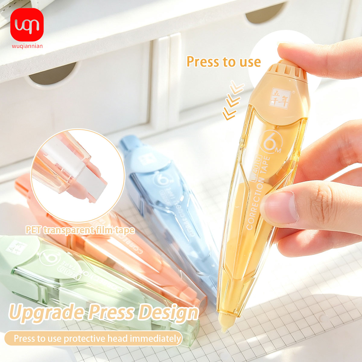 6m Correction Tape Push Button - Correction Tape Roller ulasan dan harga
